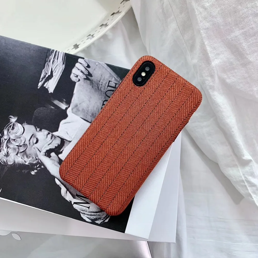 Простая осенне-зимняя фланелевая мягкая оболочка для iPhonexs/max/xr/7/8Plus/6s | Мобильные