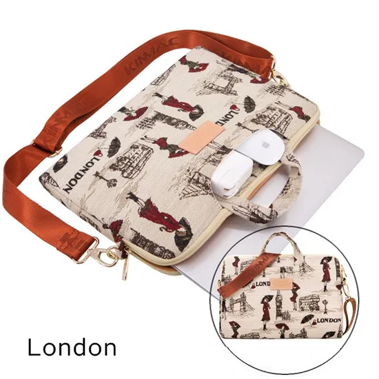 London Новинка, сумка-мессенджер бренда Kinmac, сумка, чехол для ноутбука 1", 14", 1", 15,6", для MacBook 13,", 15,6 дюймов, Прямая поставка - Цвет: London