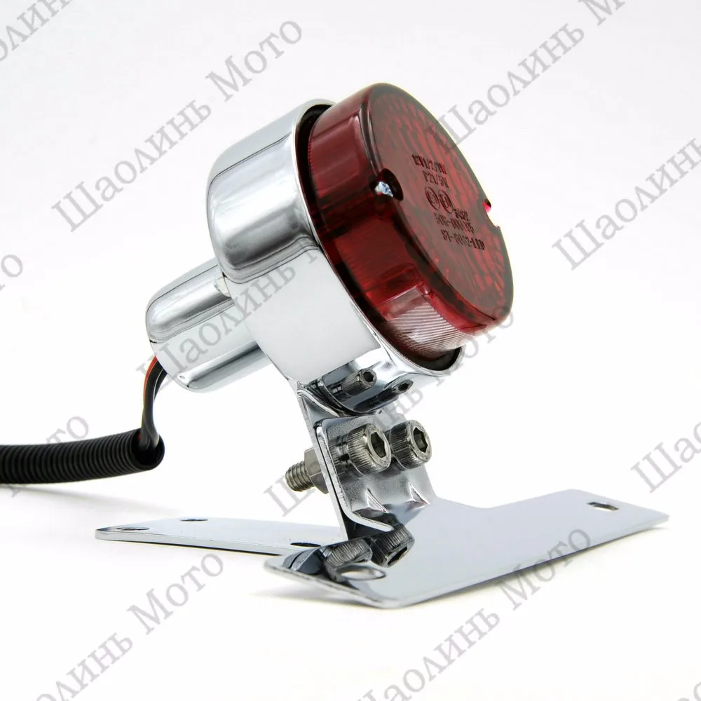 Старинные кафе гонщик скремблер Мотоцикл Круглый стоп Парковка фонарь для Harley 883