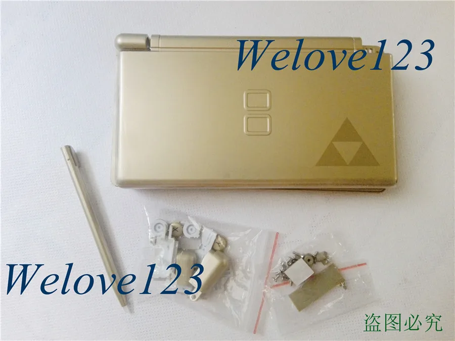 Высокое качество для NDSL DS Lite игровой консоли Zelda золото Цвет ремонта заменить