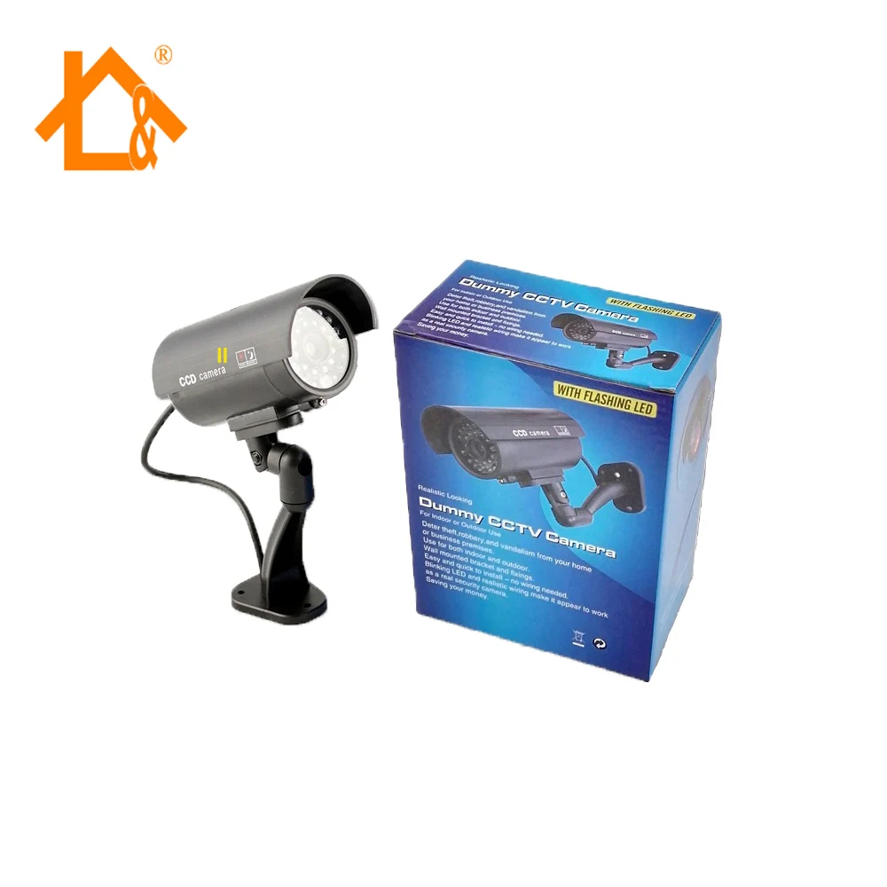 Камера видеонаблюдения 1 шт. светодиодный светильник фальшивая