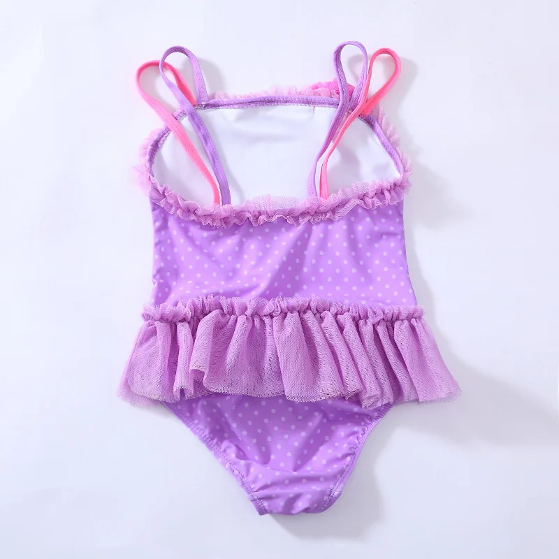 Купальник для девочек в розницу Цельный купальник детей пляжная одежда