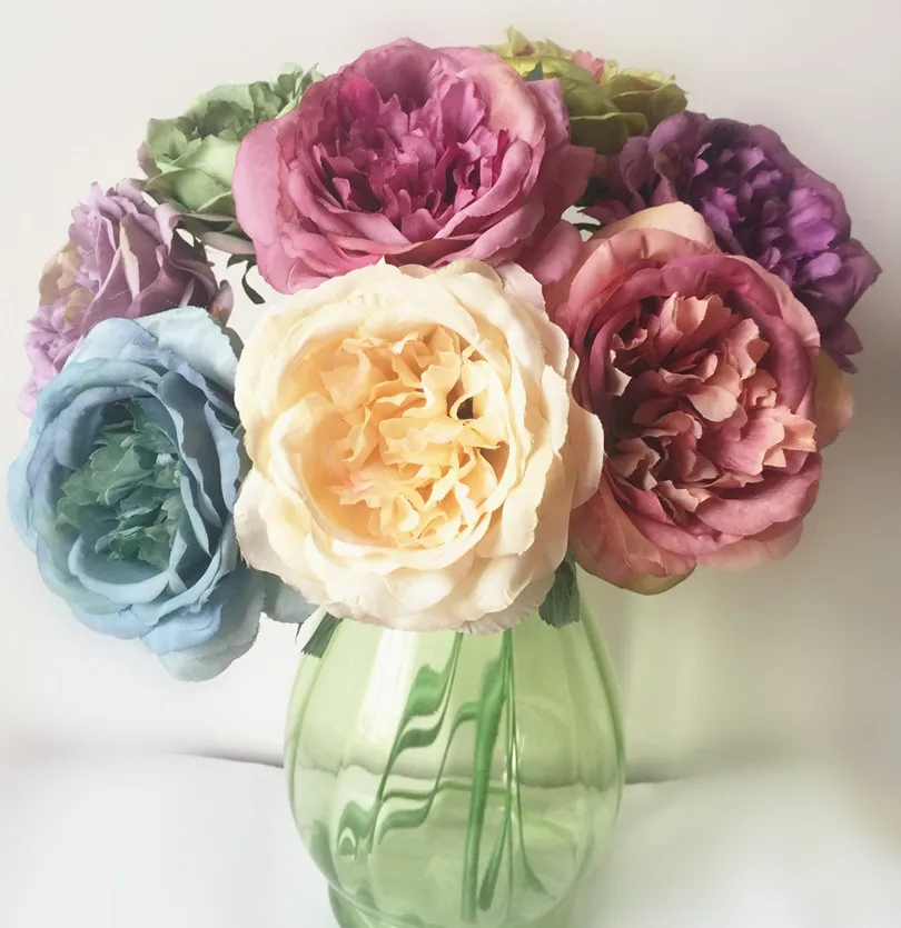 Искусственная картина маслом с эффектом австралийской розы 10 шт. цветок стола 15 75