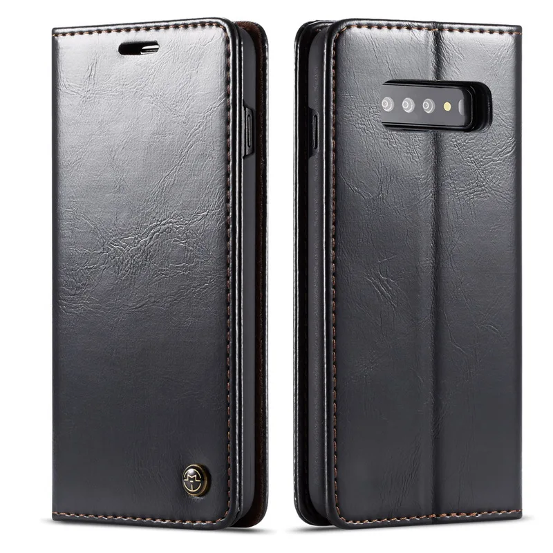 Кожаный чехол-книжка с магнитным бумажником для samsung Galaxy S8 S9 S10 Plus Note 9 8 S9Plus S8Plus Note8 Note9 S7 Edge Coque