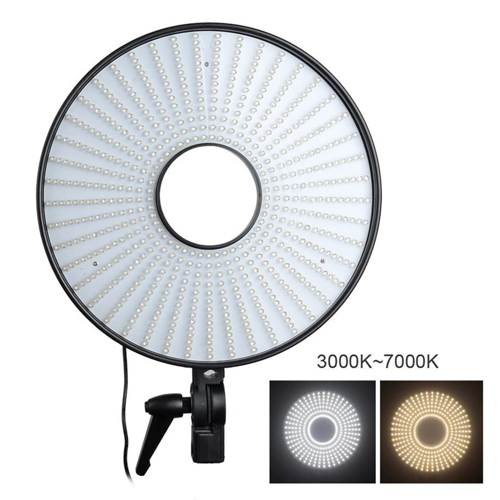 40W 620 LED Professional DVR 630DVC кольсветильник лампа с регулируемой яркостью 3000K/7000K