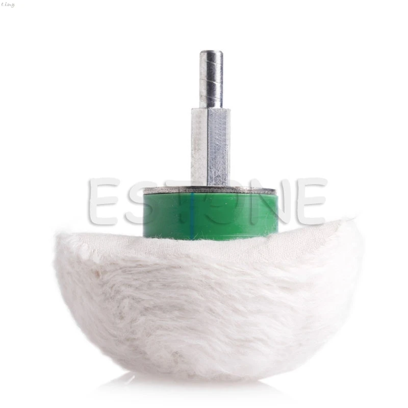 3 ''хлопок купол Полировка колеса Полировка дрель 1/4'' хвостовик щетка L29K