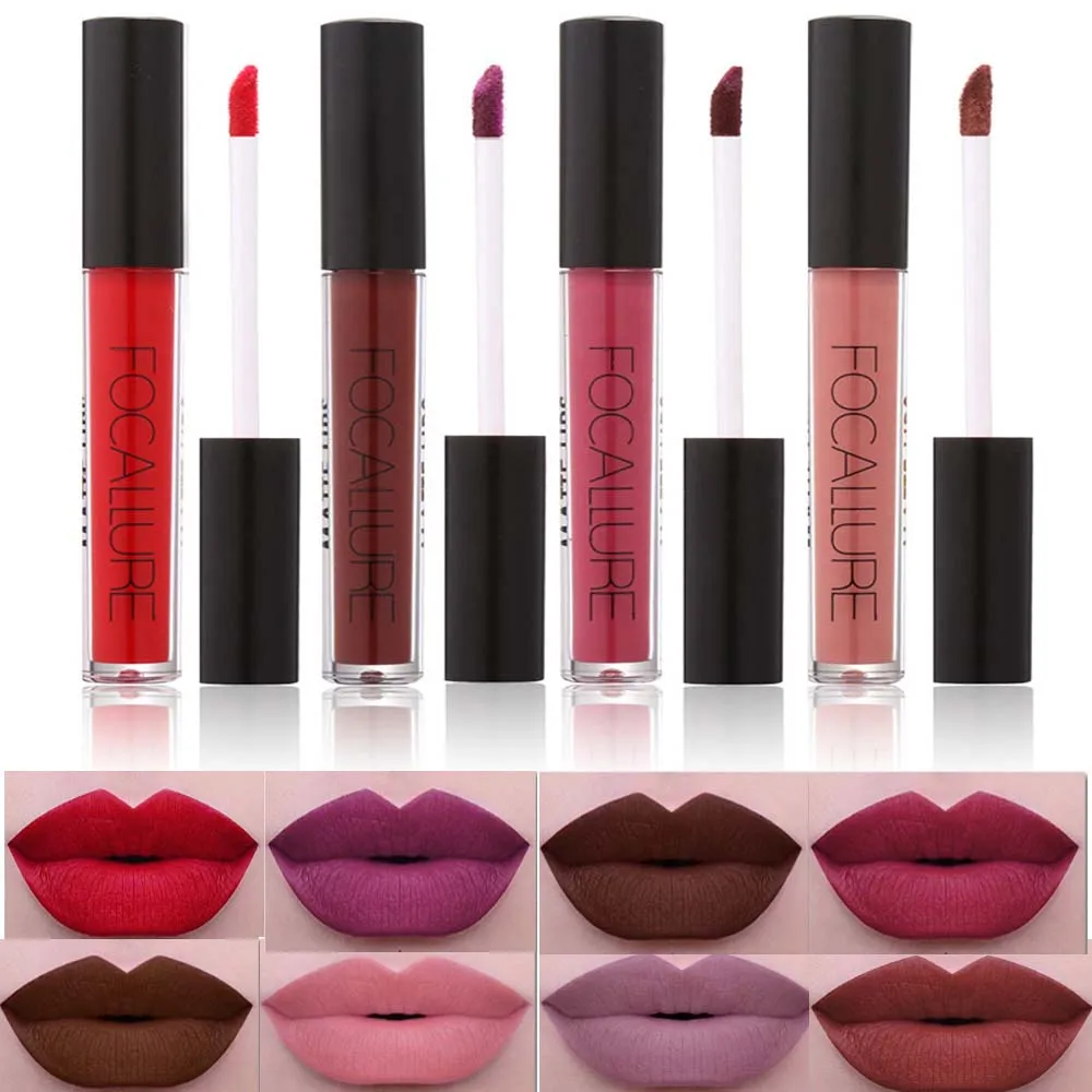 Focallure matte блеск для губ водонепроницаемый долговечный бархат жидкая губная