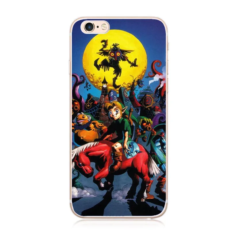 TPU Чехол seracase The Legend Of Zeldas Coque для телефона IPhone 8 8 Plus 7 Plus 6 6splus 5s SE X мягкий силиконовый милый мультяшный чехол - Цвет: TPU