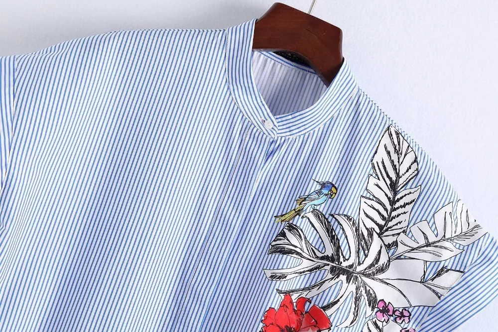 2018 Для женщин летние шорты с длинными рукавами пляжный костюм вышивкой короткие