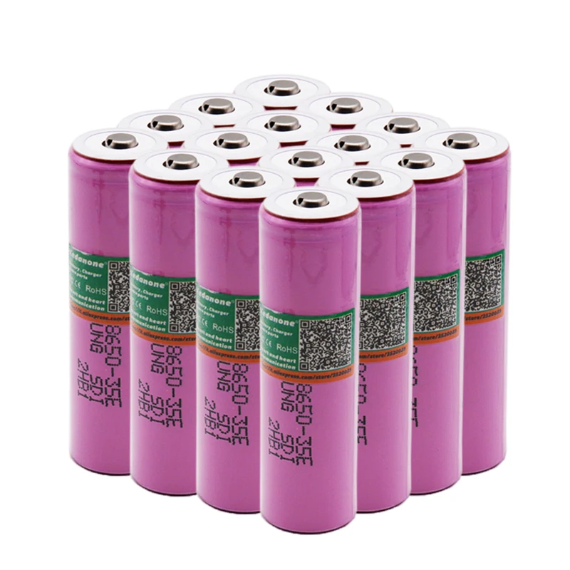3500 мА/ч 13A разрядки INR18650 35E для samsung INR18650-35E 18650 Батарея li-ion 3 7 v аккумуляторная