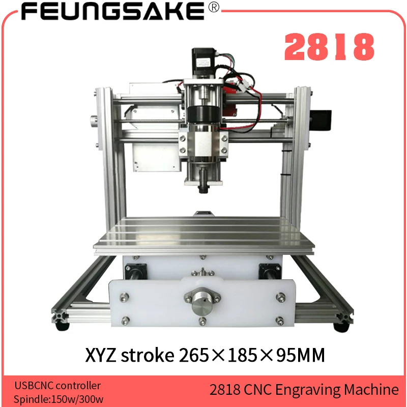 Cnc2818 с ER11 300 Вт шпиндель быстроходный деревообрабатывающий фрезерный станок diy