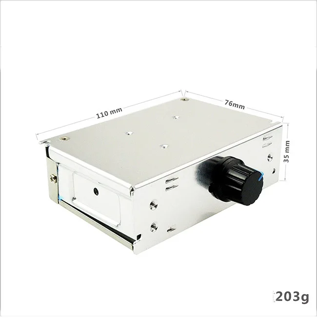 DC12-50V 30A 360 Вт~ 1500 Вт ШИМ-регулятор скорости двигателя, переключатель, металлический корпус, широтно-импульсная модуляция, бесступенчатый модуль управления