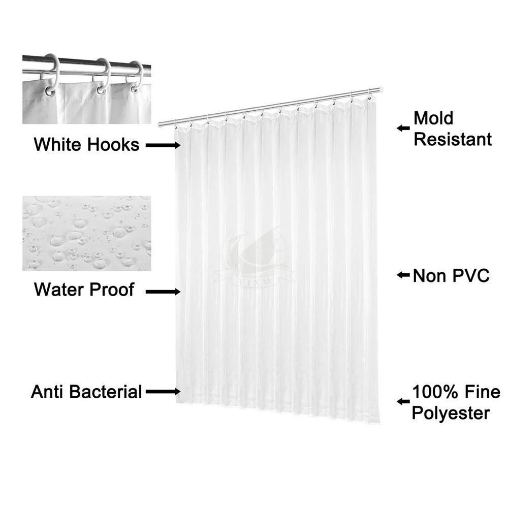 Vixm Run Кроссовки занавески для душа нарисованные вручную Водонепроницаемый