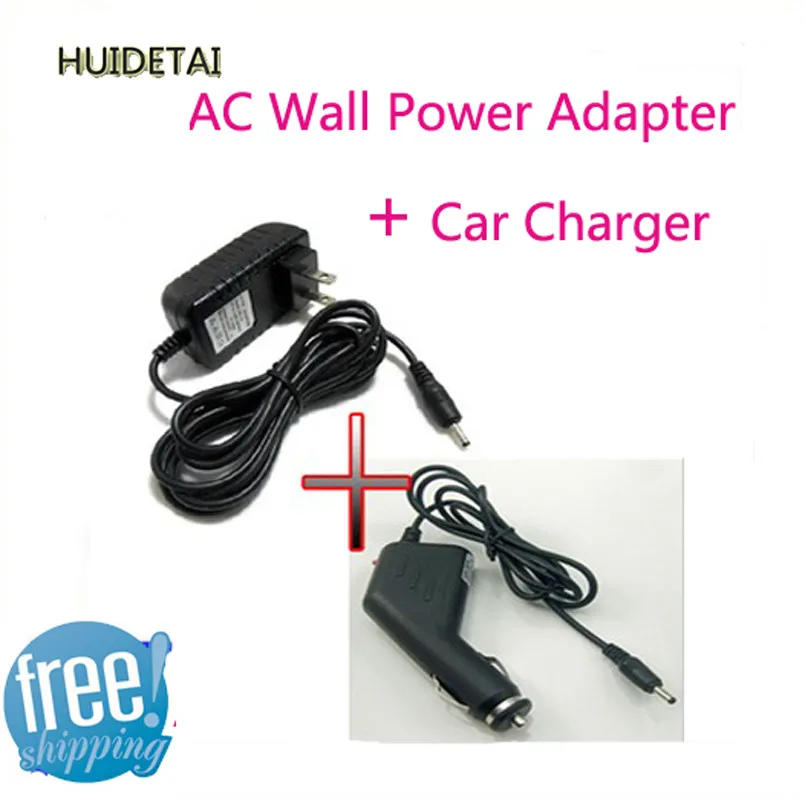 

5V 2A DC Wall Charger Power Adapter+ Car Charger/Cord For Pipo S3 S3 M1 Q88 Max M5 M7 M9 pro 3g