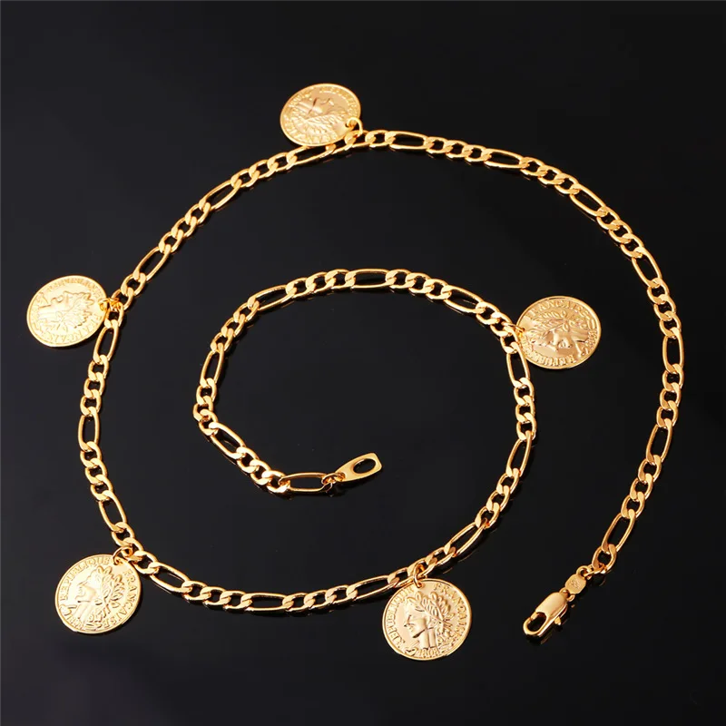 Kpop классическое французское ожерелье браслет золотого цвета массивные цепи