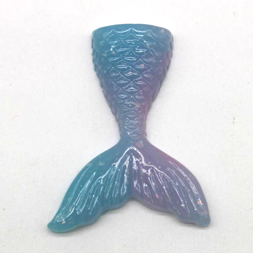 

32*41 unordered mermaid resin 10/ PCS DIY handmade materials home decoration accessories colorful fashion mix