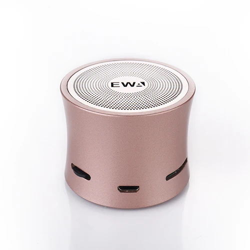 Золотой EWa A104 Bluetooth динамик MP3 плеер Пульт дистанционного управления камера портативный динамик металлический USB вход MP3 плеер стерео мультимедийный динамик - Цвет: Золотой