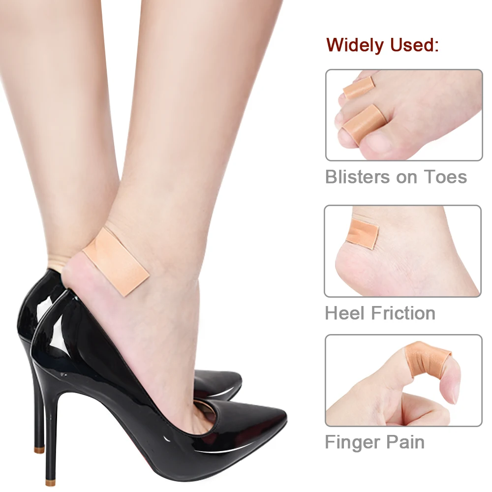 Sunvo Women Foam Heel Tape High Heel Shoes Back Heel Blister Relieve First Aid Sticker Waterproof Wear-Resistant Patch Foot Pads