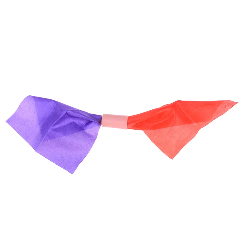 Новинка двойной цвет искусственный шелк волшебный трюк изменение 2 хамелеон