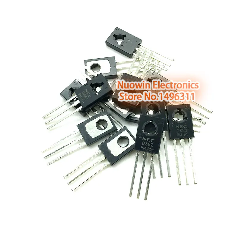 50 шт. триодный транзистор D882 2SD882 3A/40V NPN power Triode TO-126
