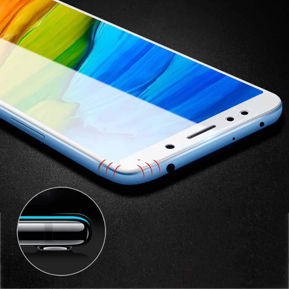 Закаленное стекло для Xiaomi Mi A1 A2 Redmi 4X 5 Plus S2 Note 4 5A Pro Prime Global защита экрана полная