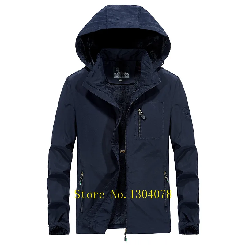 Summer Thin Jacket Quick Dry Waterproof Jacket Men Tace& Shark Brand Men's Windbreakers Anti-UV Sun-Protective Sportswear
