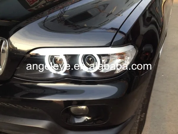 Передсветильник фара CCFL Angel Eyes SN для BMW X5 E53 2004-2006 лет | Автомобили и мотоциклы