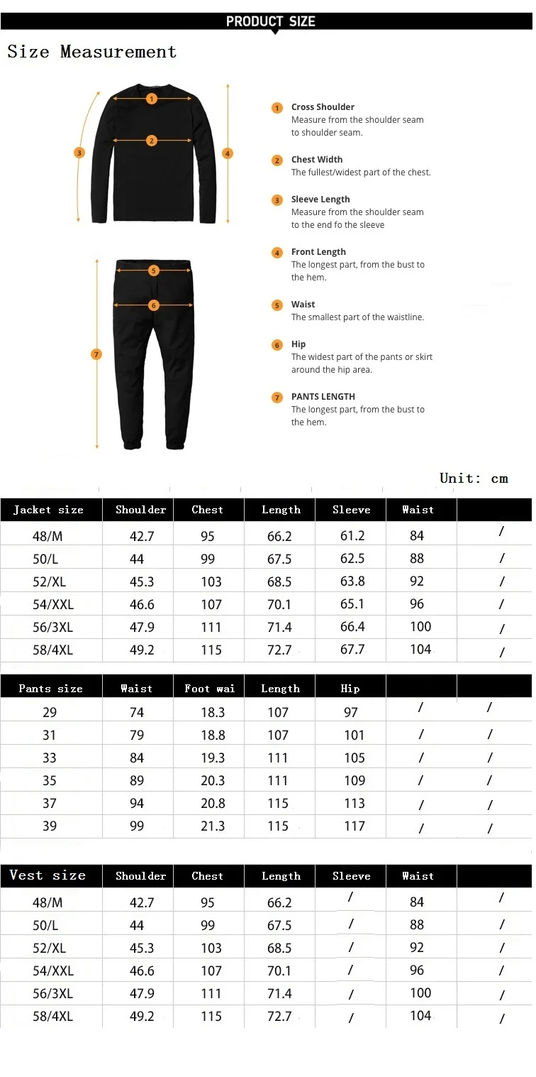 TIAN QIONG Формальные Деловые костюмы (пиджак + жилет брюки) мужской облегающий костюм