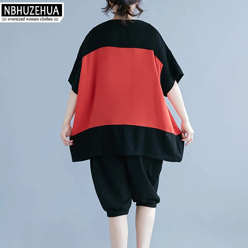 NBHUZEHUA A128 5XL 6XL женская футболка большого размера летняя Ulzzang мультяшная кошка