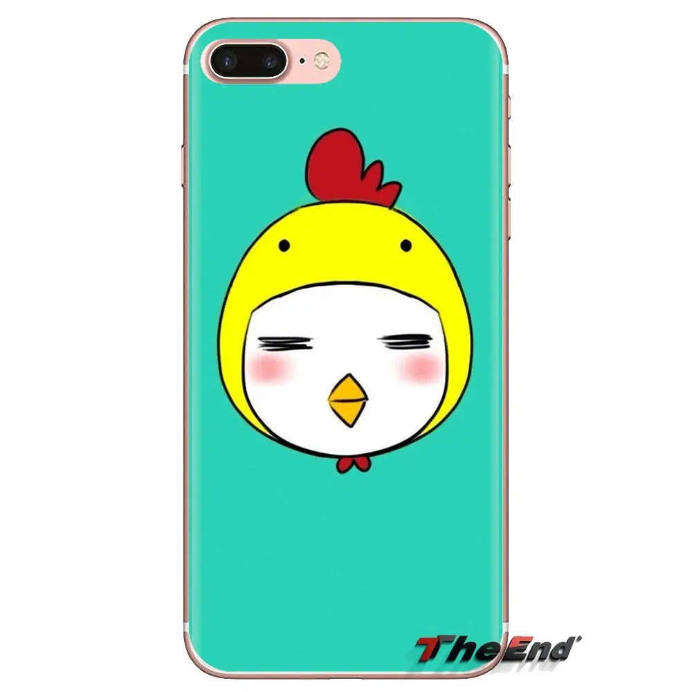 Мягкий прозрачный чехол для детей с желтым рисунком цыпленка Xiaomi Redmi 4A S2 Note 3 3S 4 4X 5