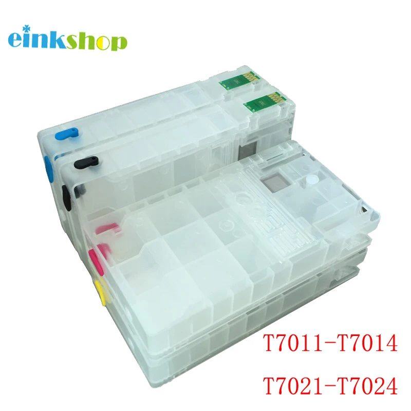 Einkshop T7011 T7014 многоразовый картридж с чернилами для картриджей Epson зеркальной