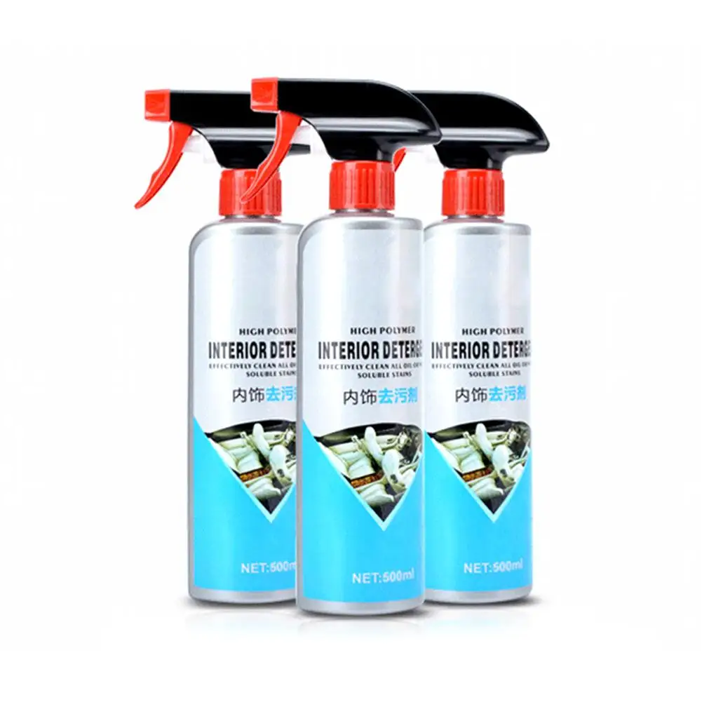 

Professional 500ml Car Interior Cleaning Agent Velvet Fabric Leather Seat Environmentally Friendly Glass Coating Ceramic