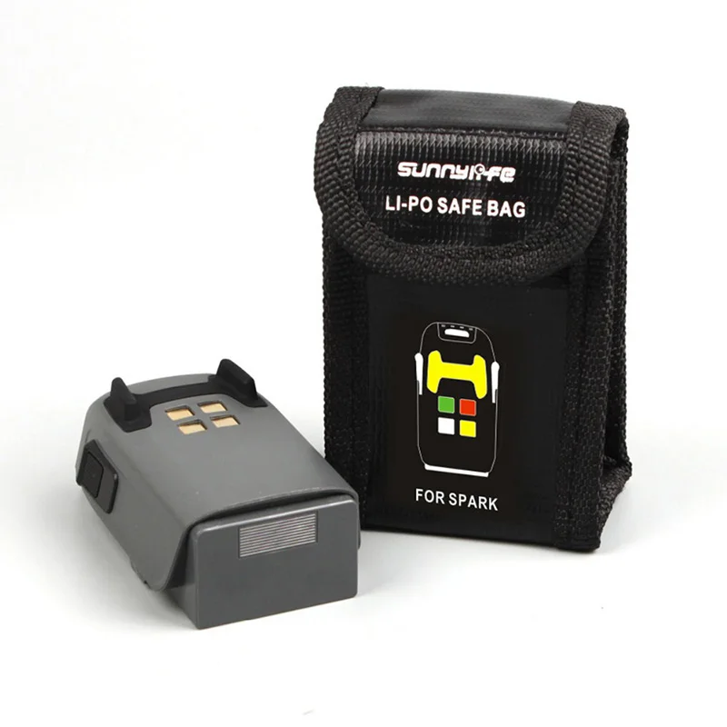 Lipo battery Fireproof Protective bag Heat Resistance Radiation protection Pocket explosion-proof safe storage Box DJI SPARK | Электроника