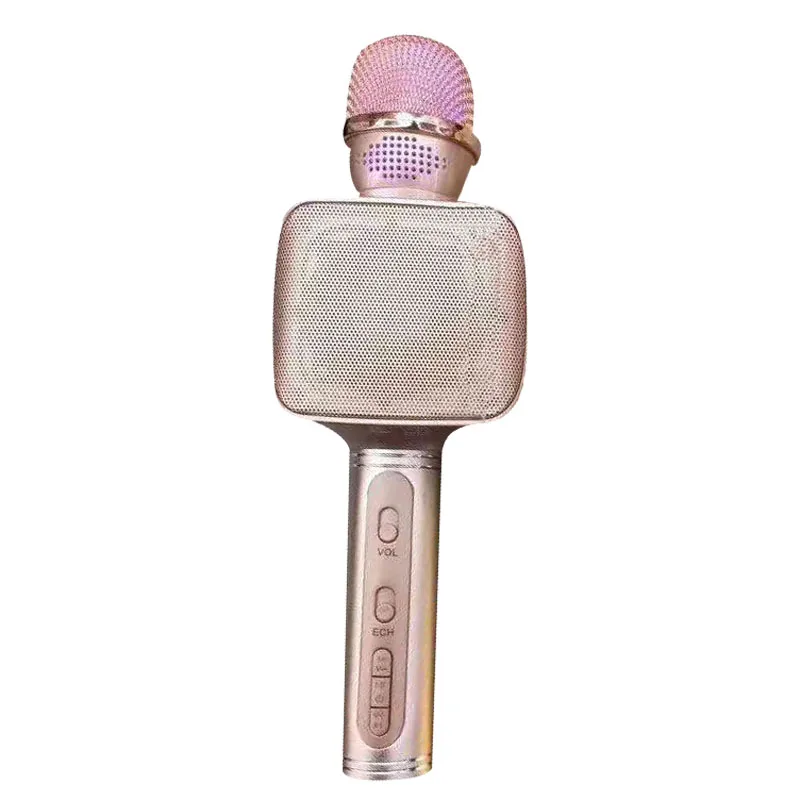 RED YS-68 USB беспроводной bluetooth-микрофон для караоке вмещает портативный мини домашний KTV музыка плеер и диктофон - Цвет: RED