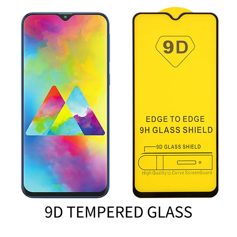 9D для samsung A30 A50 Защитное стекло galaxy a40 a70 Защитная крышка экрана закаленное A 30 50 40 70