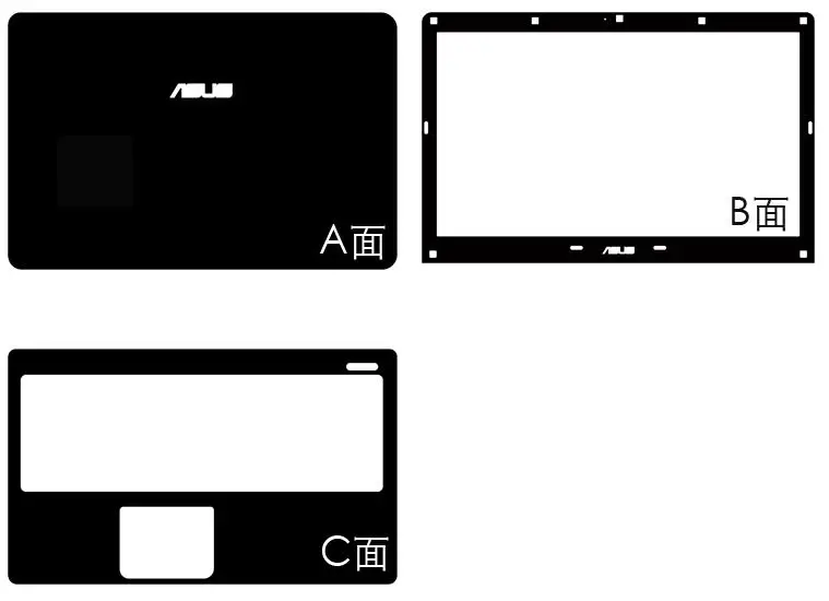 Специальные виниловые наклейки из углеродного волокна для ноутбука защитный