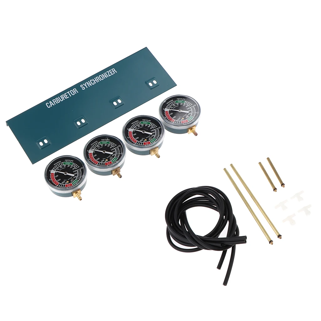 4 шт. пластиковый вакуумный карбюратор для мотоцикла синхронизатор манометр