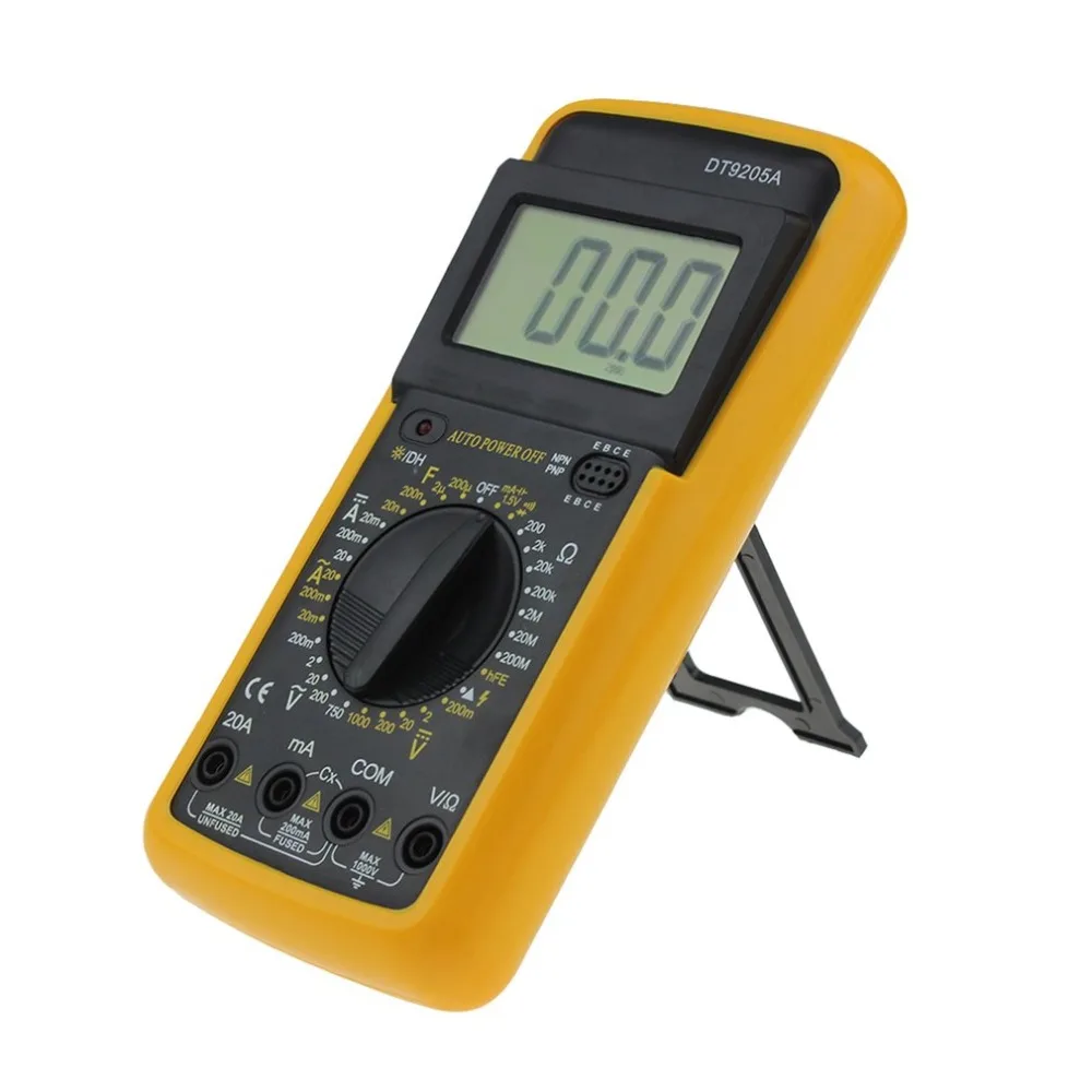 DT 830D мини карманный цифровой мультиметр 1999 отсчетов AC/DC Вольт Ампер hFE тестер