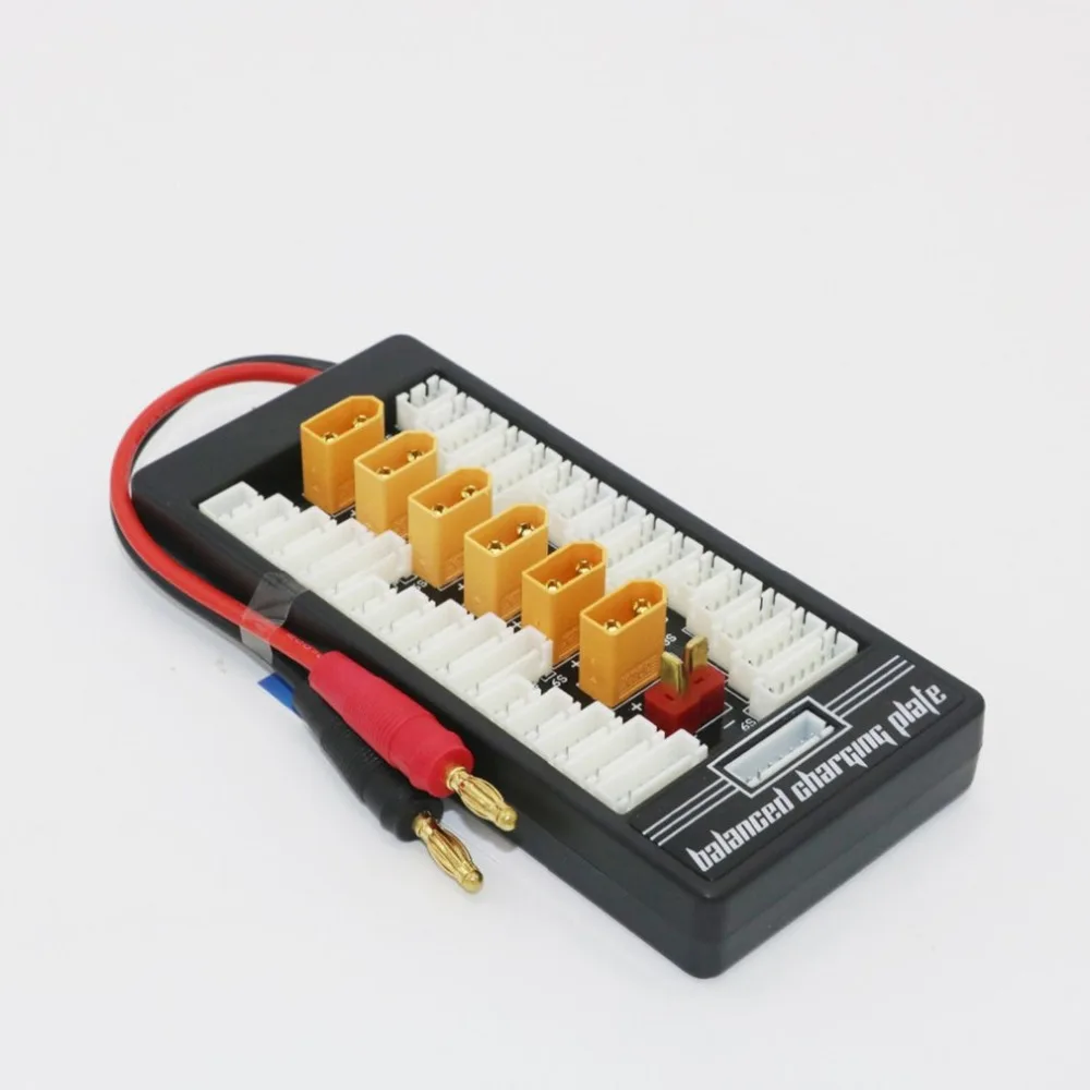 HotRc XT60 2 S 6 разъем Lipo батарея параллельная зарядка плата для RC IMAX B6 зарядное