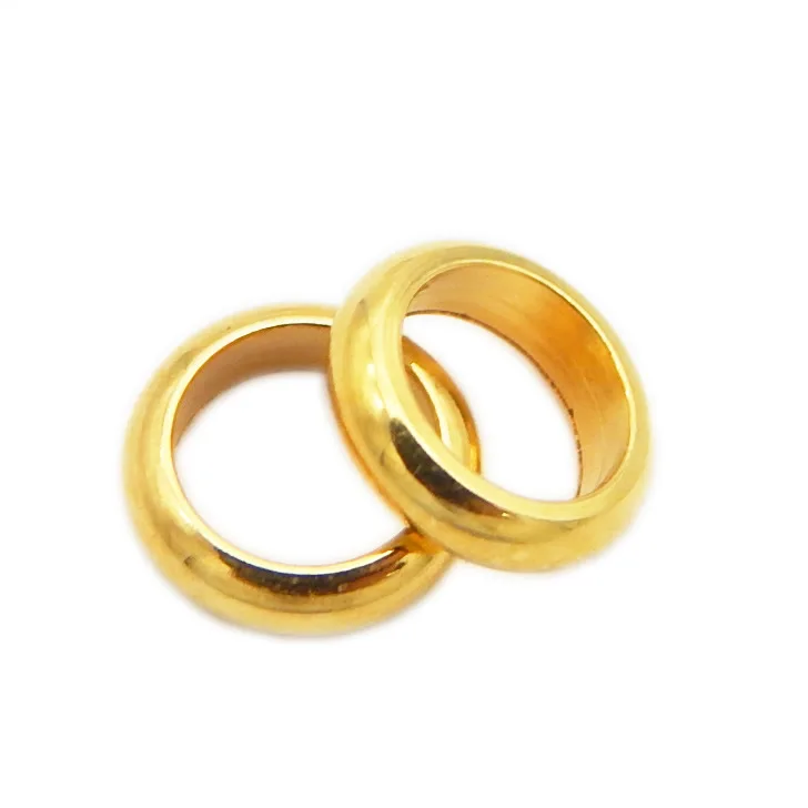20 шт./лот серебряный цвет тон нержавеющая сталь большое отверстие разделительные