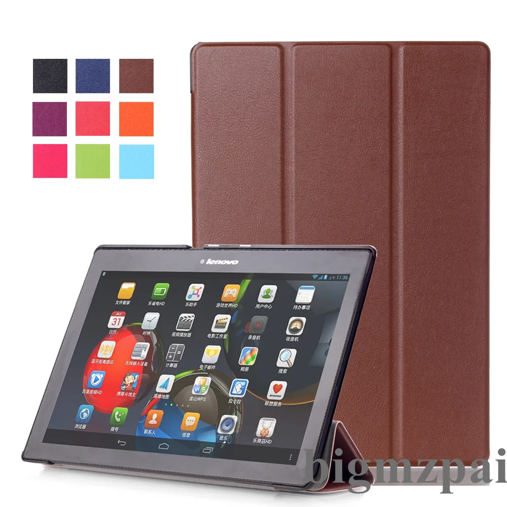 Чехол-книжка для планшета Lenovo Tab 3 TB3-X70F A10-70 A10-70F A10-70L A10-30 X30F 10 1 дюйма | Компьютеры и