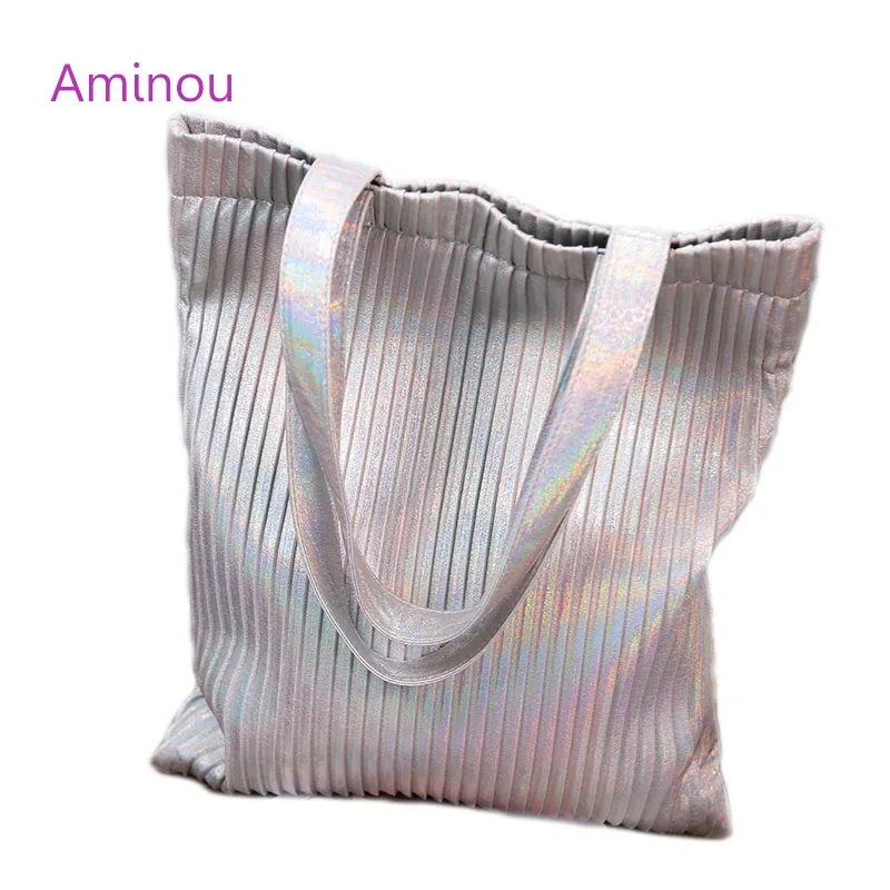 2017 летняя модная женская Лазерная пляжная сумка роскошные сумки дизайнерская