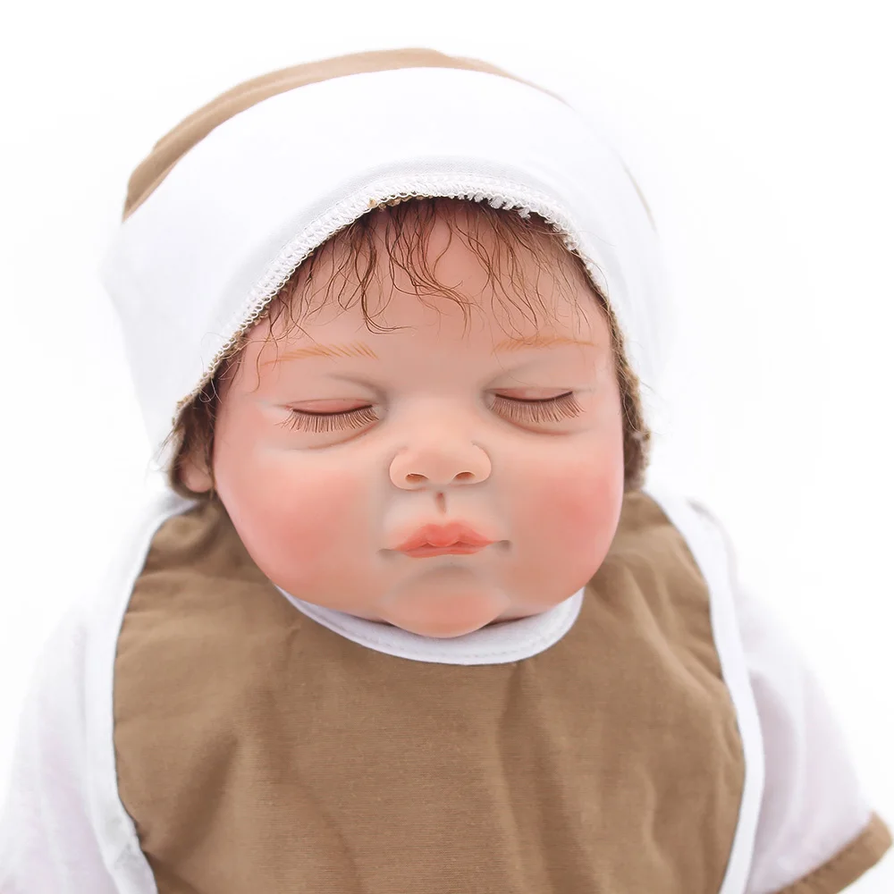 Куклы Reborn boy 50 см силиконовые куклы reborn baby настоящие для новорожденных живые