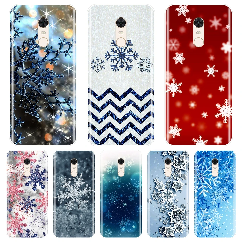 Задняя крышка для телефона Pocophone F1 Xiaomi Redmi Note 4 4X 5 5A 6 Pro Prime S2 4A 6A Plus Red Snow силиконовый