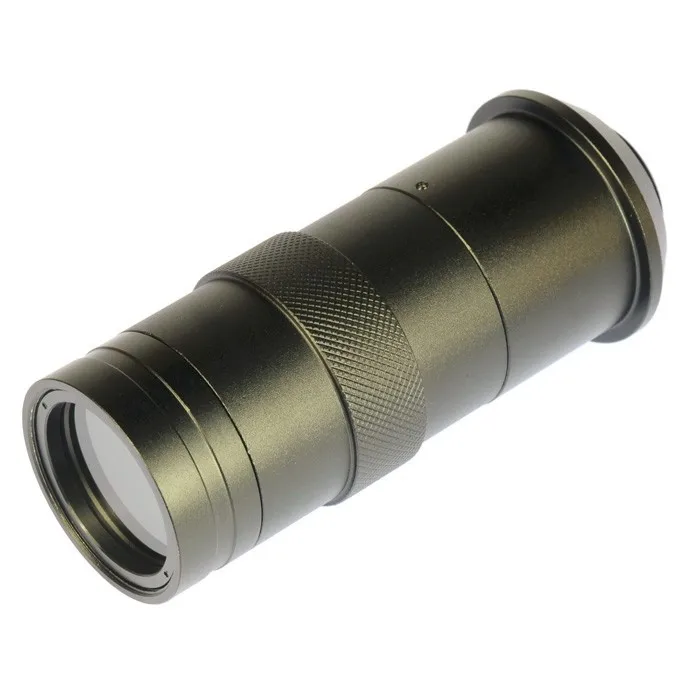 Микроскоп Объектив 8X-100X увеличение Регулируемый C-mount объектив стекло для промышленного микроскопа камера Лупа