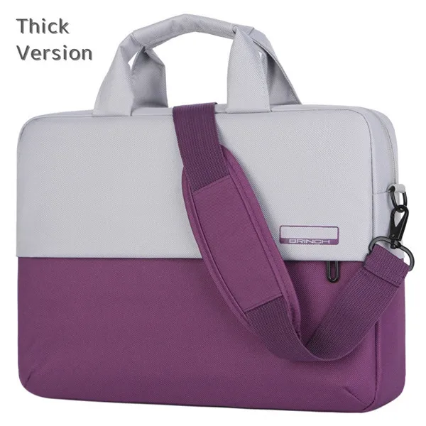 Thick Purple Бренд Бринч сумка для ноутбука 1", 14", 1", 15,6 дюймов, сумка-мессенджер чехол для MacBook air pro 13,3, 217 - Цвет: Thick Purple