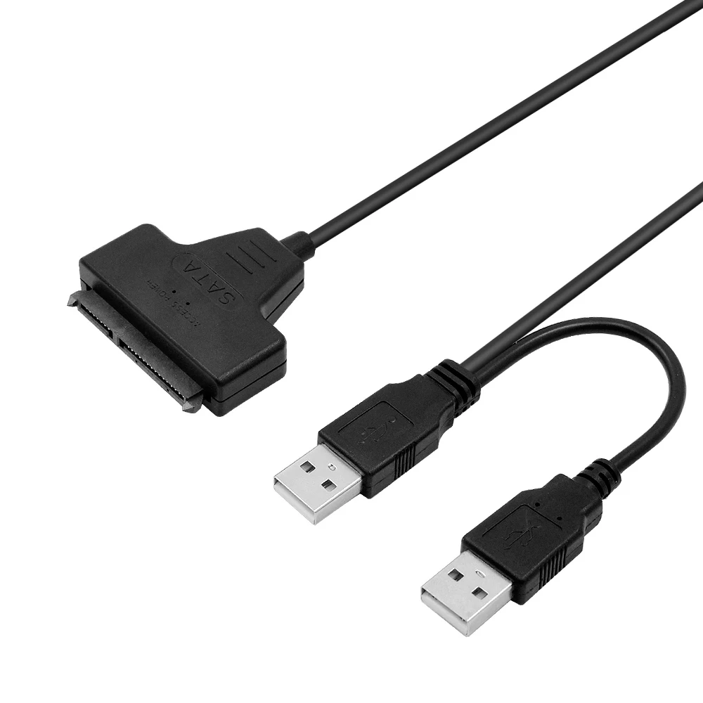 0 5 м USB 2 до 7 + 15 22Pin SATA 3 кабель адаптер конвертер для дюймов жесткий диск шнур HDD SSD с