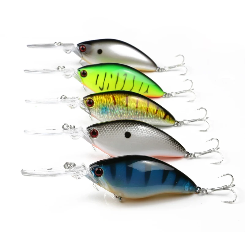 Плавающая рыболовная приманка с крючком для глубокого погружения 1 шт. 17 8 г/70 мм