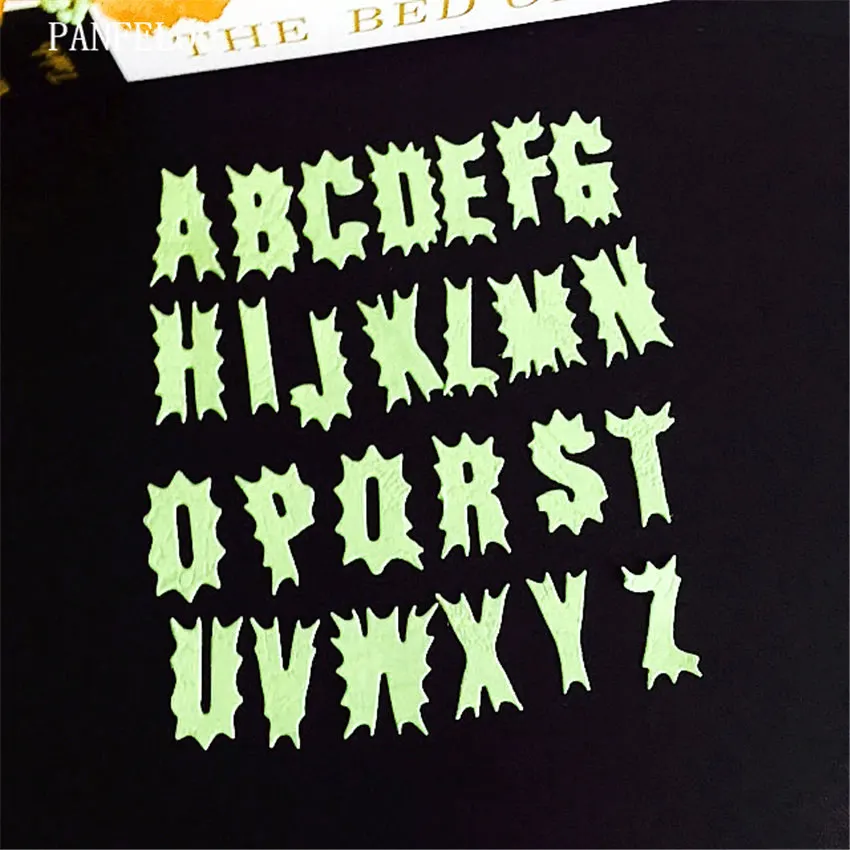 Штамп PANFELOU металлический для скрапбукинга 26 слов|die cut dies|dies for scrapbookingdie |