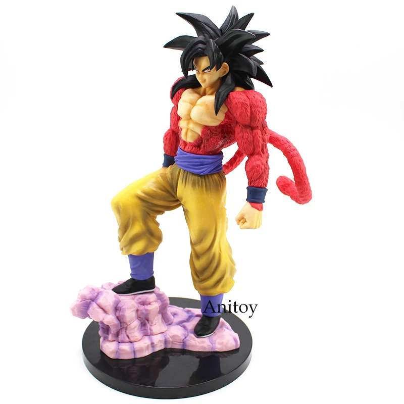 Dragon Ball Z Супер Саян 4 Сон Гоку ПВХ фигурка Коллекционная модель|Игровые фигурки и